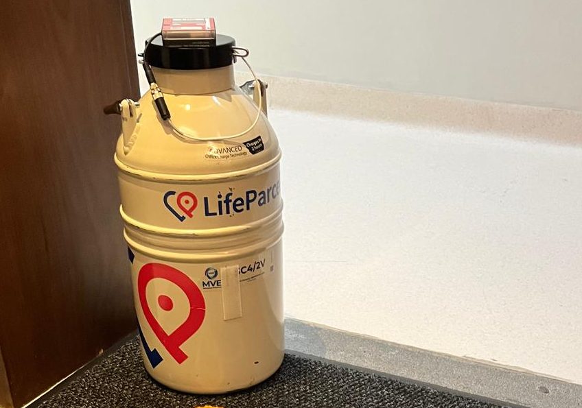 LifeParcel's dry shippers for safe IVF transport