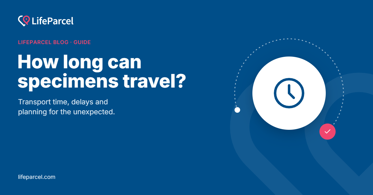 How long can specimens travel?