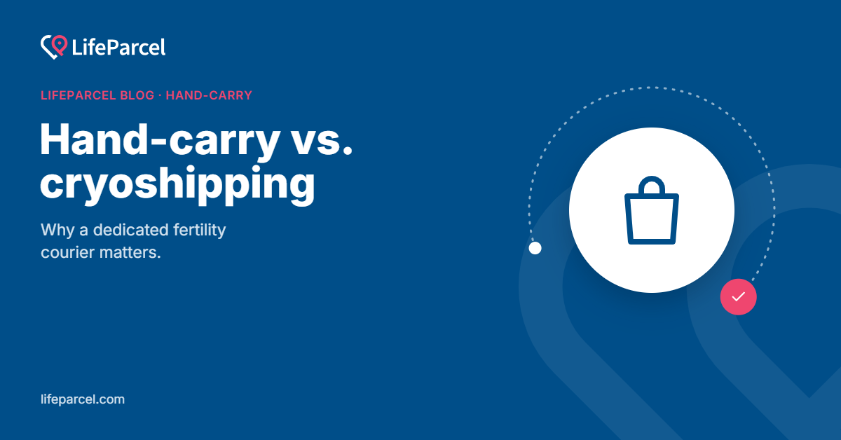 Hand-carry vs. cryoshipping