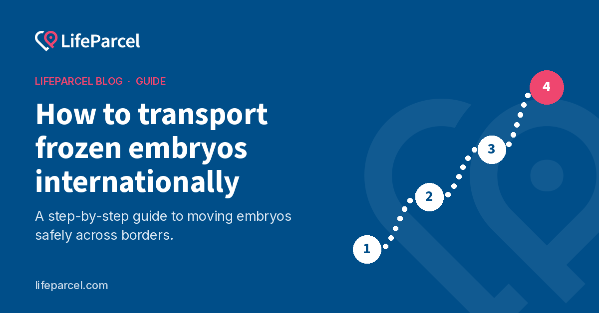 How to transport frozen embryos internationally — a step by step guide - LifeParcel